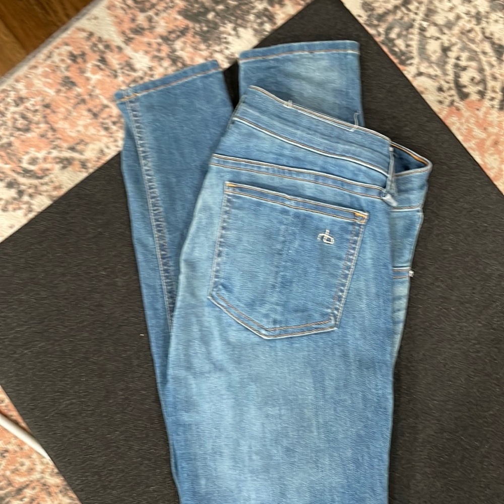 Size 25 Rag and Bone Skinny light wash jeans